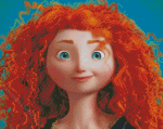 Cute Merida diamond paintig