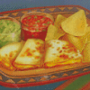 Tasty Quesdilla diamond painting by numbers