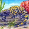 Aesthetic Gila Monster diamond painting