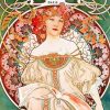 Daydream Alphonse Mucha diamond painting