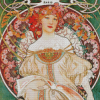 Daydream Alphonse Mucha diamond painting