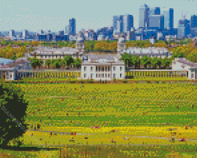 Greenwich Park London diamond painting