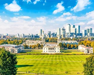 Greenwich London Landscape diamond painting