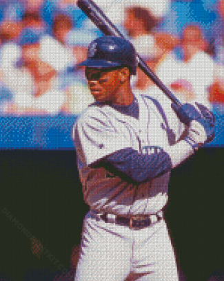 Griffey Jr diamond painting