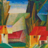 Hopfrgarten By Lyonel Feininger painting by numbers