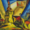 Markwippach By Lyonel Feininger painting by numbers