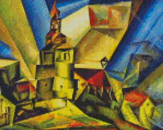 Markwippach By Lyonel Feininger painting by numbers