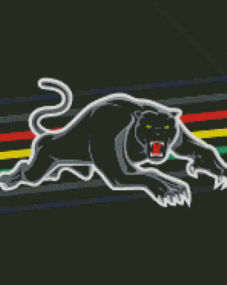 Penrith Panthers diamond painting