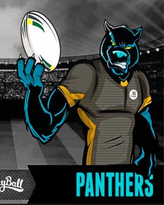 Penrith Panthers Art diamond painting