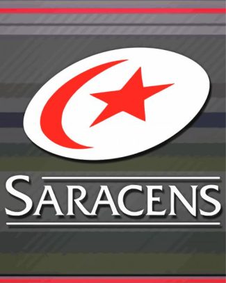 Saracens Rugby Logo diamond painting