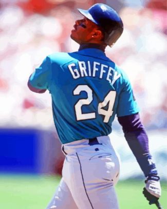 The Baseball Player Griffey Jr diamond painting