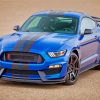 Blue Shelby GT 350 diamond painting