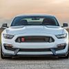 White Shelby GT 350 diamond painting