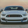 White Shelby GT 350 diamond painting