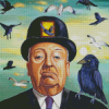 Alfred Hitchcock diamond painting