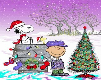 Chhristmas Charlie Brown diamond painting