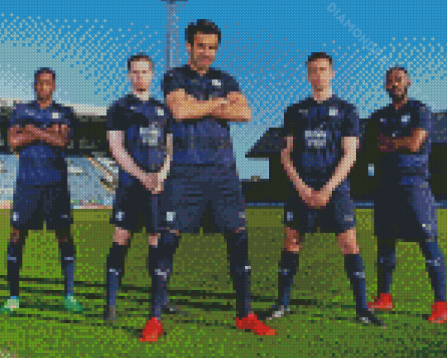 Dundee FC Players diamond painting