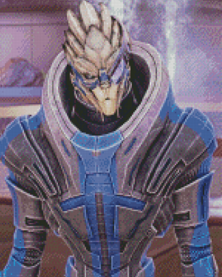 Garrus Vakarian diamond painting