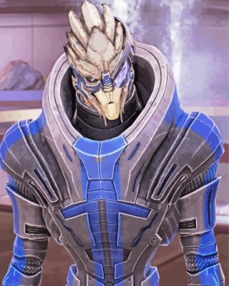 Garrus Vakarian diamond painting