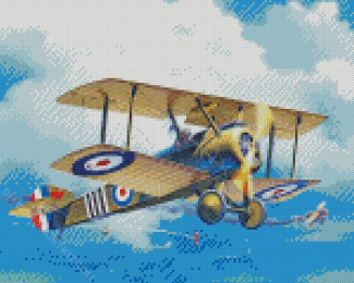 Sopwith Camel diamond painting