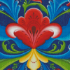 Rosemaling Art diamond painting