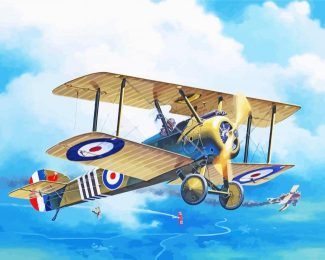 Sopwith Camel diamond painting