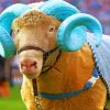 Tarheel Ram diamond painting