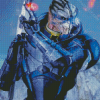 Turian Garrus Vakarian diamond painting