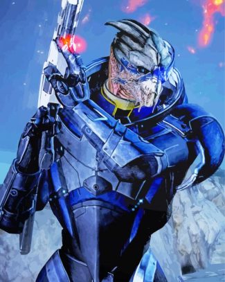 Turian Garrus Vakarian diamond painting