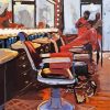 Abstract Barbershop diamond painting