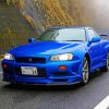 Aesthetic R34 Skyline Car diamond painting