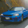 Aesthetic R34 Skyline Car diamond painting