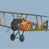 Aesthetic Sopwith Camel diamond painting