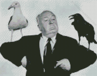 Alfred Hitchcock diamond painting