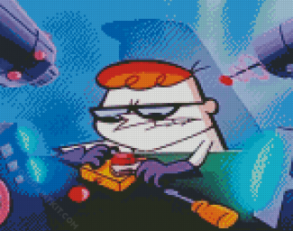 Dexters Laboratory Cartoon diamond painting