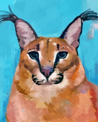 Floppa Cat diamond painting