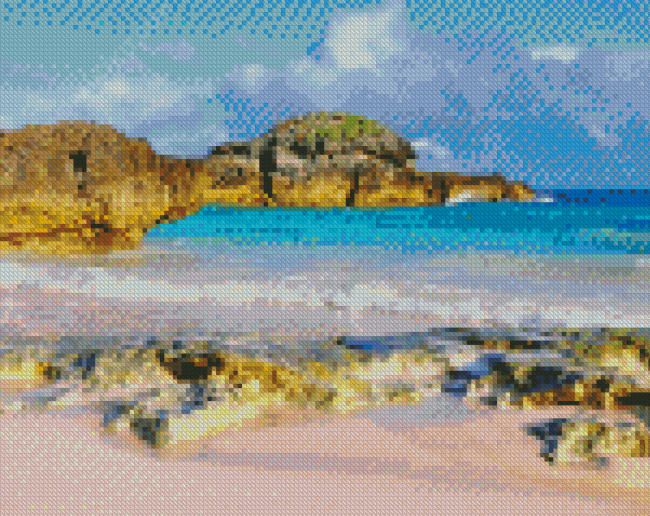 Aesthetic Horseshoe Bay diamond painting