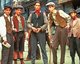 Vintage Newsies diamond painting