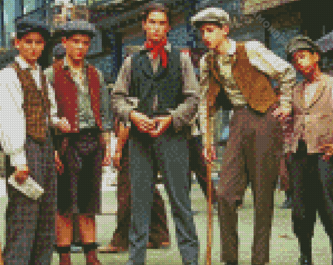 Vintage Newsies diamond painting