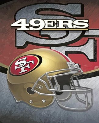 49ers Football Team Poster diamond painting