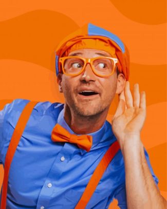 Alias Blippi diamond painting