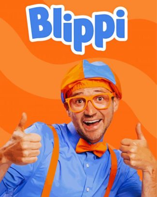 Blippi diamond painting