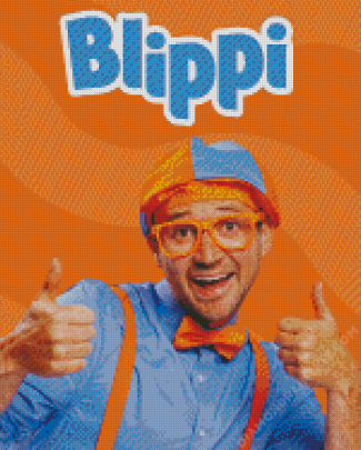 Blippi diamond painting