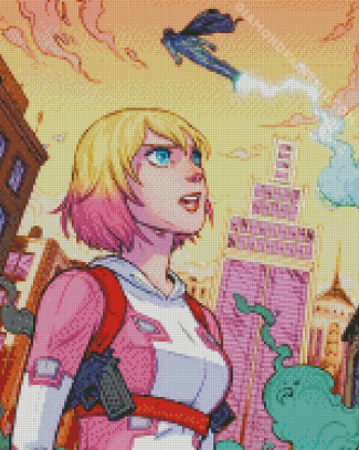 Gwenpool Marvel diamond painting