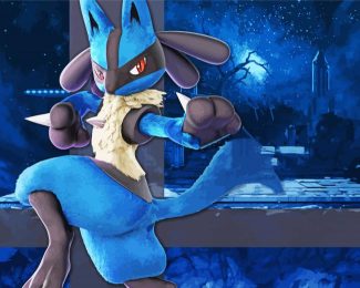 Lucario Pokemon Anime diamond painting