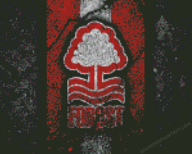 Nottingham Forest Football Club Logo diamond painting