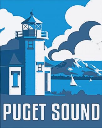 Puget Sound diamond painting