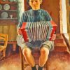 Spanish Accordion Player diamond painting