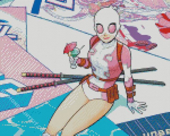 Aesthetic Gwenpool diamond painting