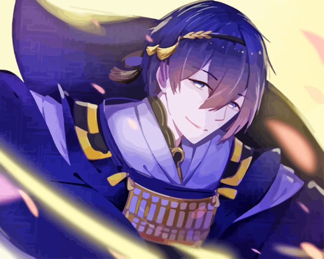 Aesthetic Mikazuki Munechika diamond painting